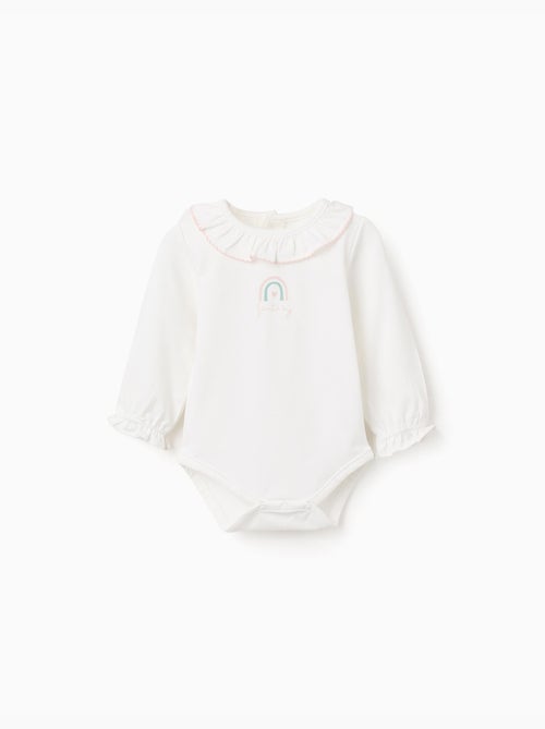 Body de manga larga con arcoíris estampado - Kiabi