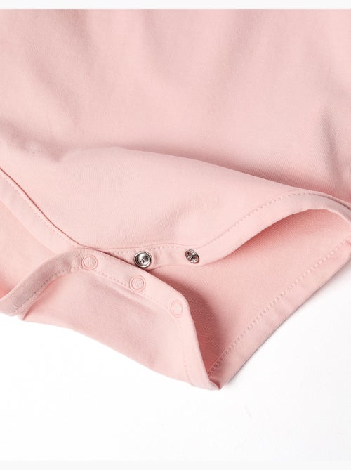 Body de manga larga con cuello con volantes - Kiabi