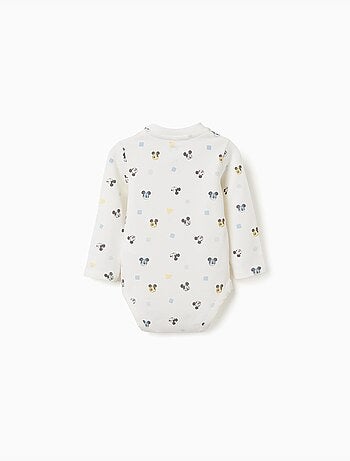 Body de manga larga con motivo de Mickey