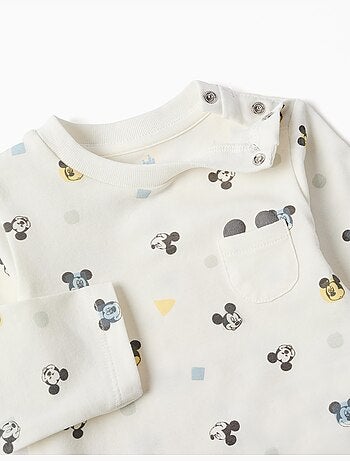 Body de manga larga con motivo de Mickey