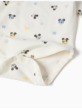 Body de manga larga con motivo de Mickey