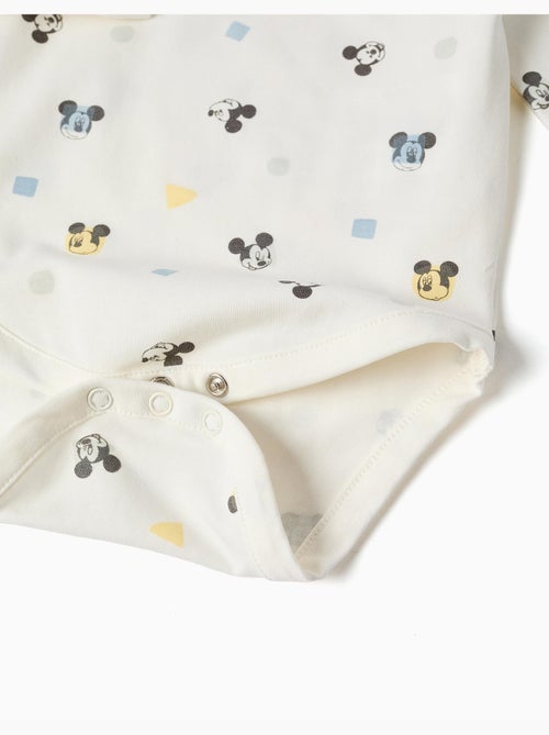 Body de manga larga con motivo de Mickey - Kiabi