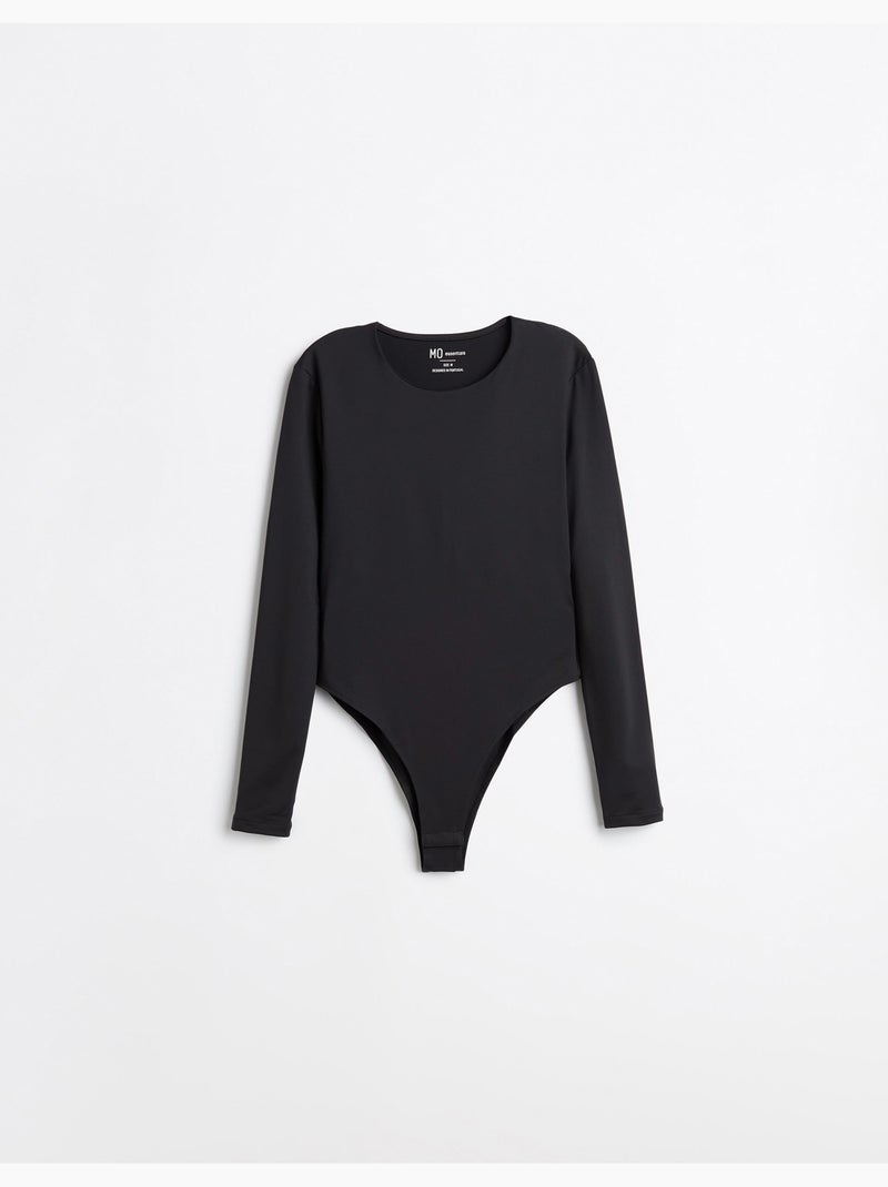 Body de manga larga, mo fashion Negro - Kiabi