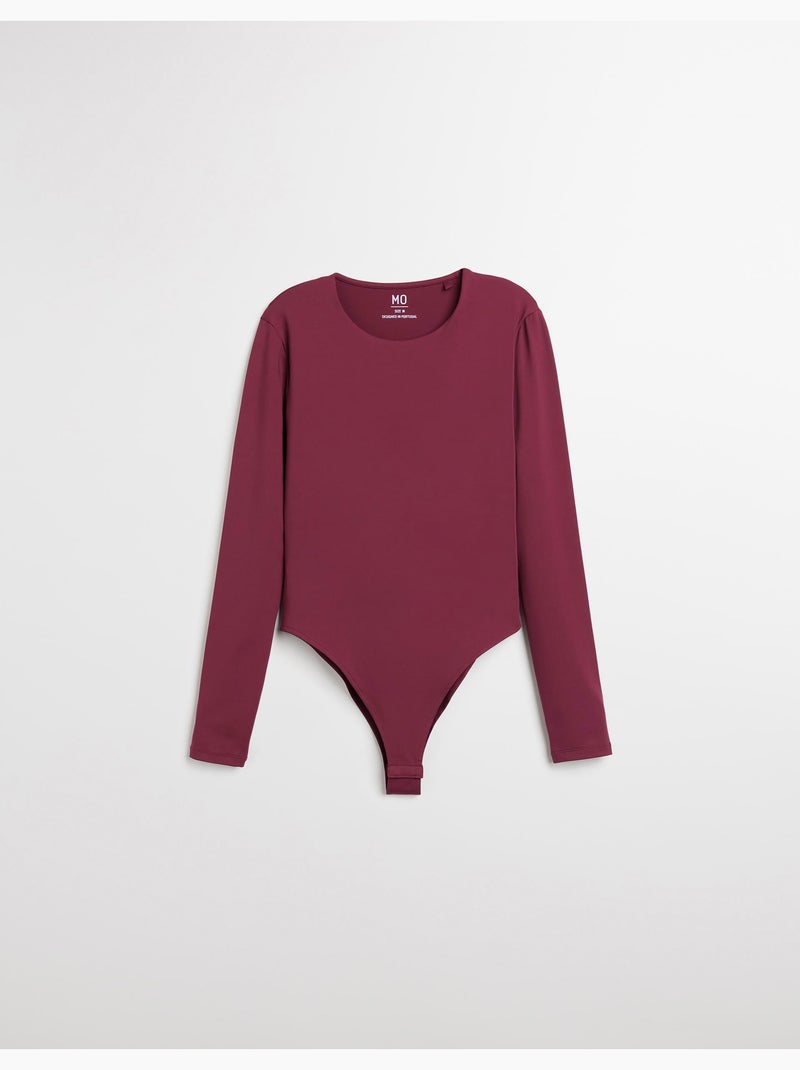 Body de manga larga, MO Fashion Rojo - Kiabi