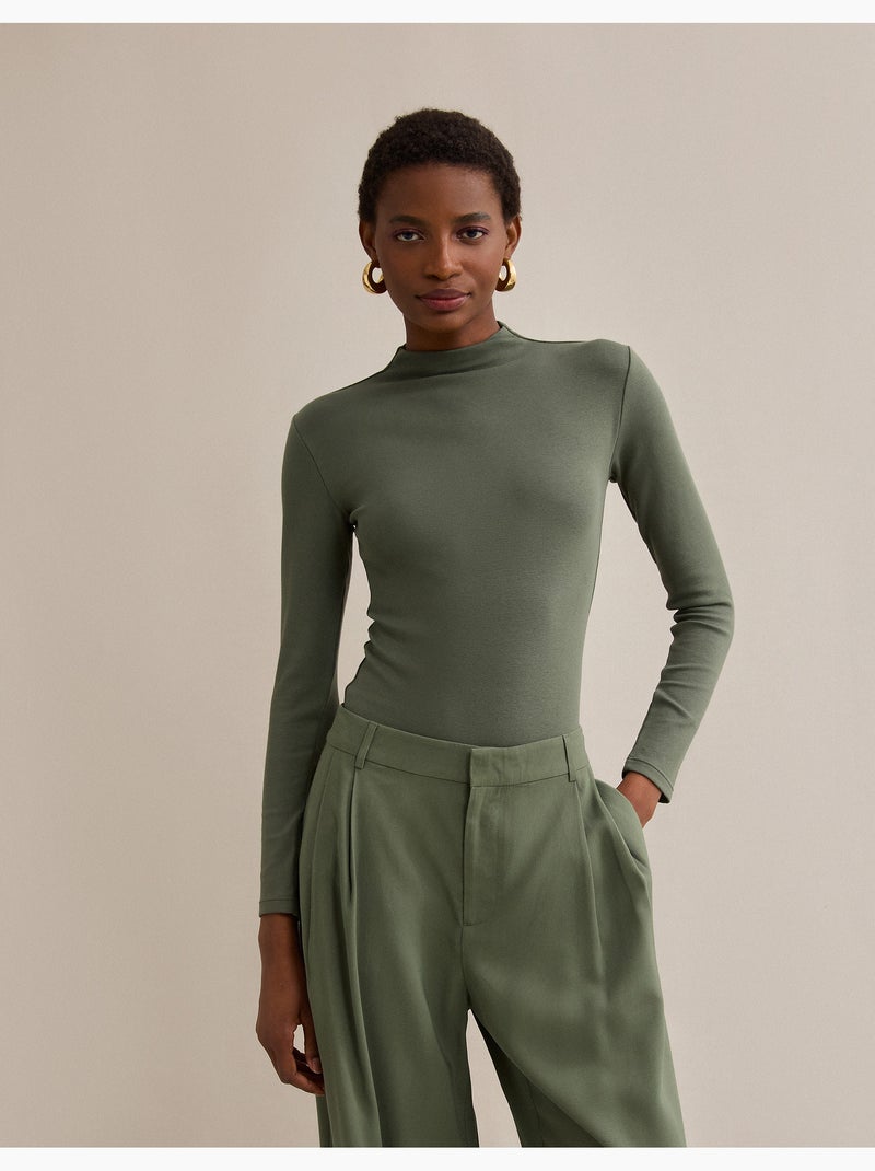 Body de manga larga, MO Fashion Verde - Kiabi