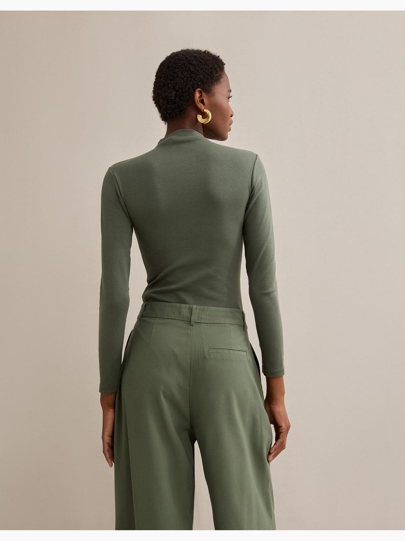 Body de manga larga, MO Fashion Verde - Kiabi