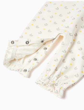 Body de manga larga + mono con motivo