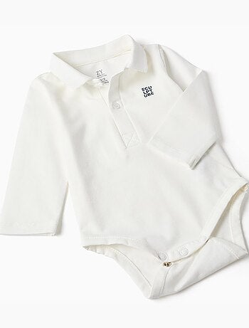 Body de manga larga + peto de sarga