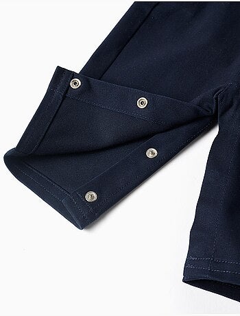 Body de manga larga + peto de sarga