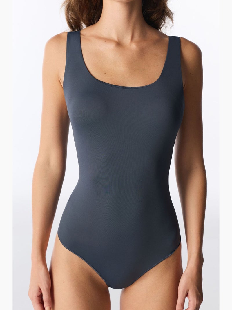 Body de mujer penti Gris negro - Kiabi
