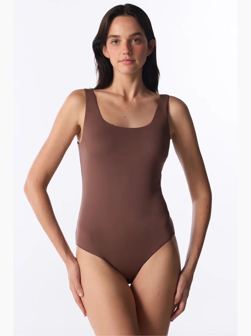Body de mujer penti Marrón chocolate - Kiabi