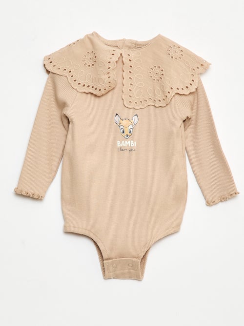 Body de punto de canalé 'Minnie' 'Disney' - Kiabi