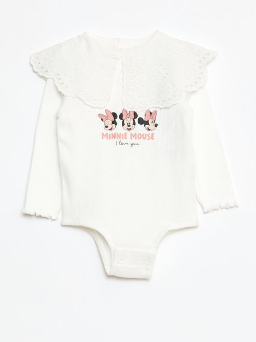 Body de punto de canalé 'Minnie' 'Disney' - Kiabi
