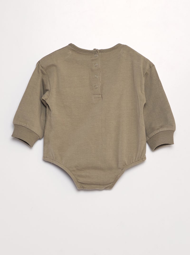 Body de punto estampado VERDE - Kiabi