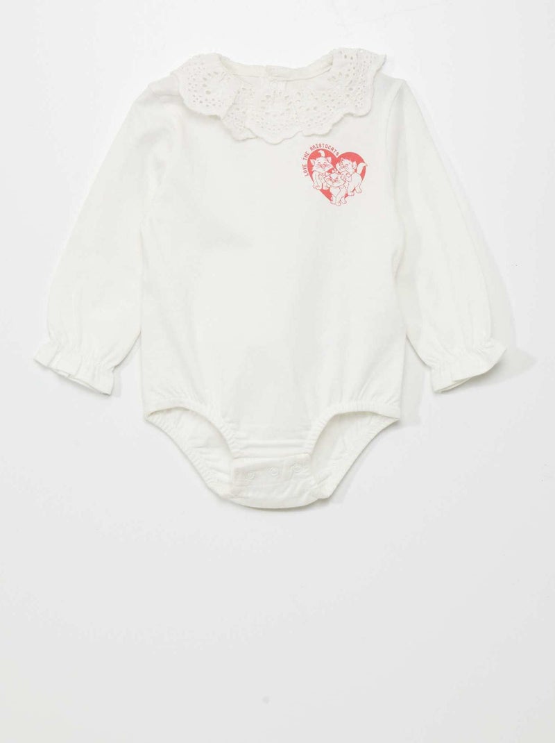 Body de punto 'Los Aristogatos' BLANCO - Kiabi