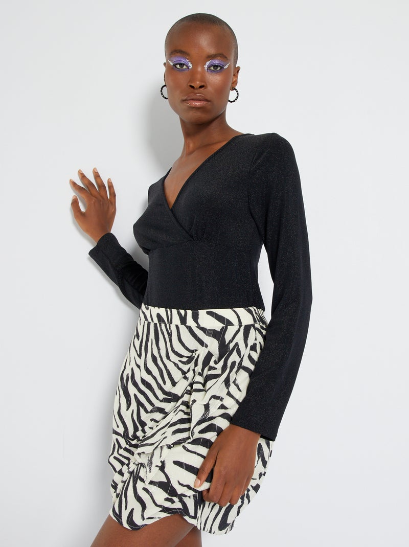 Body de punto Negro - Kiabi