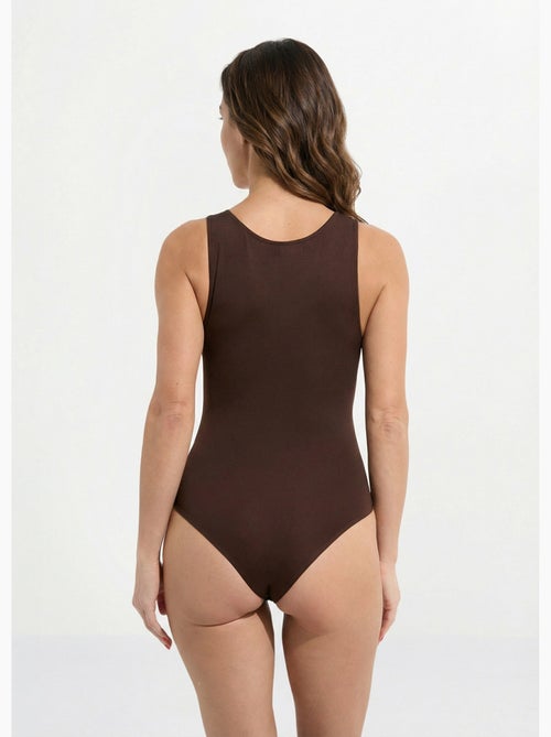 Body de tirantes de microfibra invisible - AFIBEL - Kiabi Body de tirantes de microfibra invisible - AFIBEL - Kiabi
