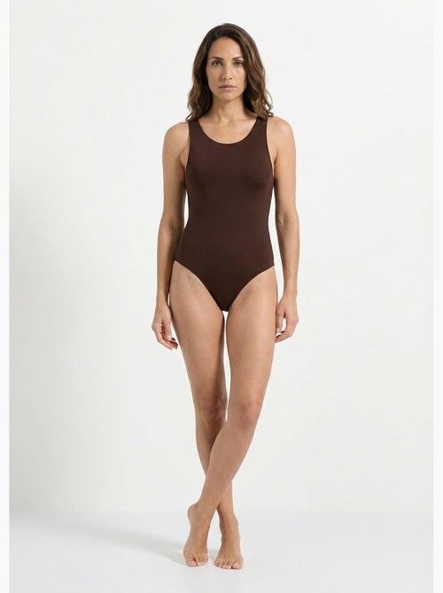 Body de tirantes de microfibra invisible - AFIBEL - Kiabi Body de tirantes de microfibra invisible - AFIBEL - Kiabi