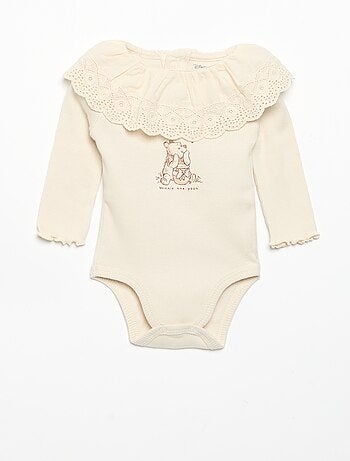 Body 'Disney' con cuello bordado