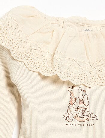 Body 'Disney' con cuello bordado