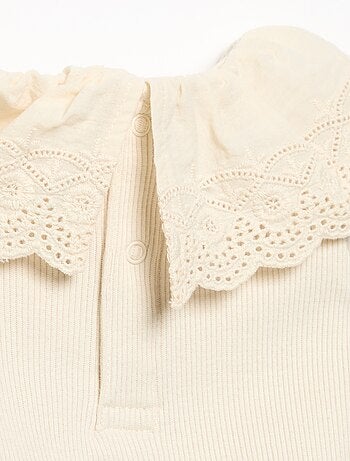 Body 'Disney' con cuello bordado