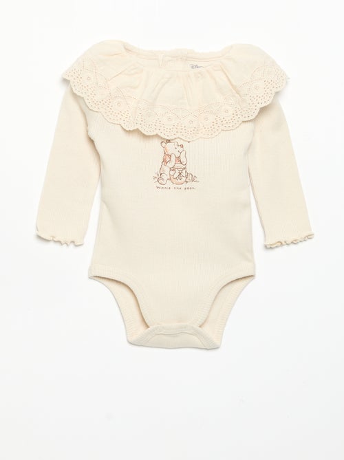 Body 'Disney' con cuello bordado - Kiabi