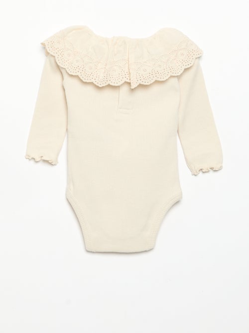 Body 'Disney' con cuello bordado - Kiabi