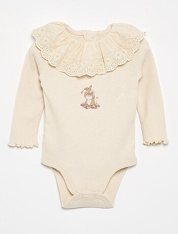 Body 'Disney' con cuello bordado