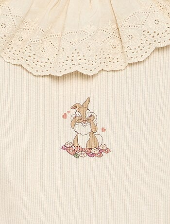 Body 'Disney' con cuello bordado
