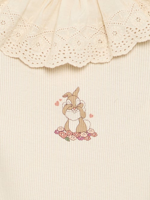 Body 'Disney' con cuello bordado - Kiabi