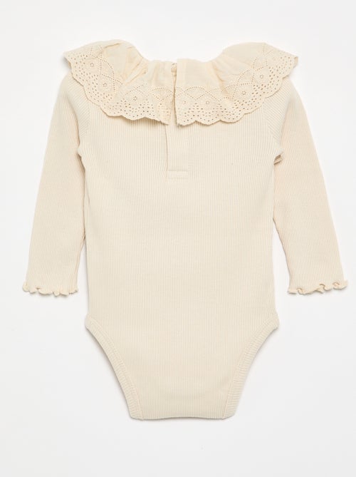 Body 'Disney' con cuello bordado - Kiabi