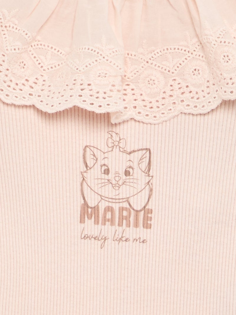 Body 'Disney' con cuello bordado Rosa - Kiabi