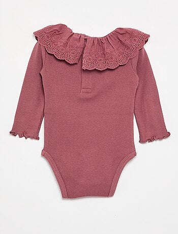 Body 'Disney' con cuello bordado
