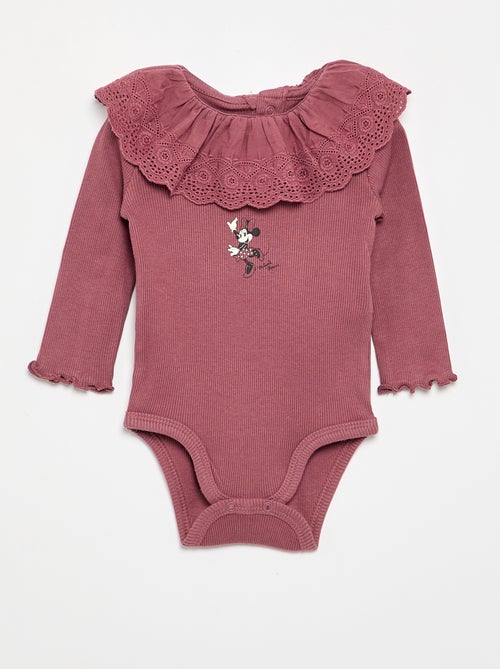 Body 'Disney' con cuello bordado - Kiabi