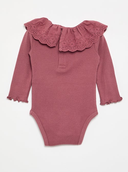 Body 'Disney' con cuello bordado - Kiabi