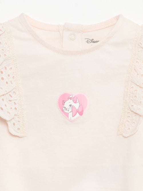 Body 'Disney' 'Marie' con bordados ingleses - Kiabi