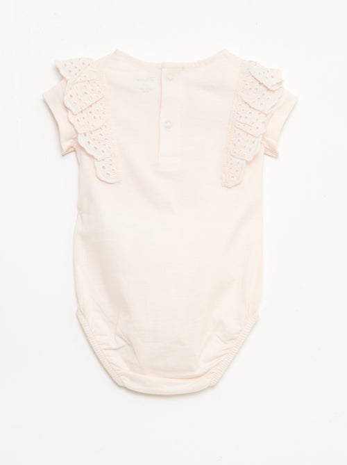 Body 'Disney' 'Marie' con bordados ingleses - Kiabi