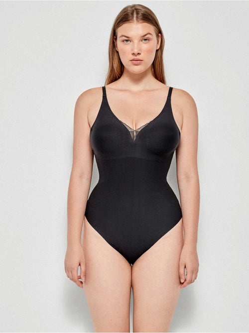Body envolvente sin costuras, sin aro y con foam extraíble - Kiabi Body envolvente sin costuras, sin aro y con foam extraíble - Kiabi