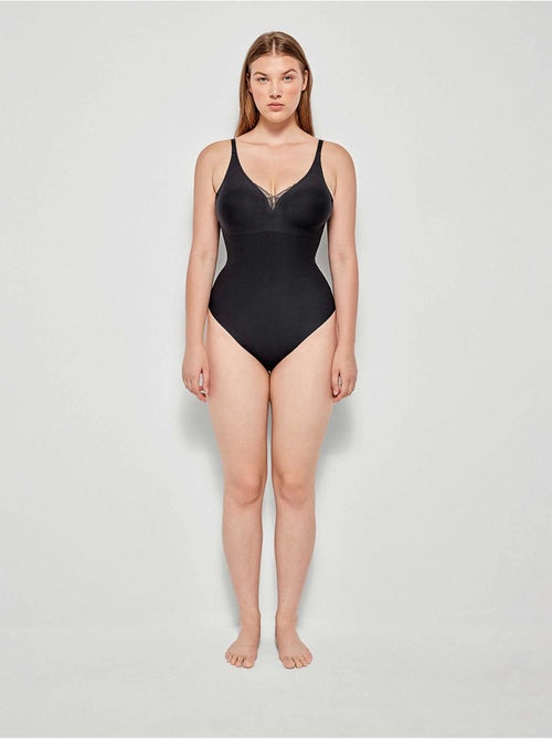 Body envolvente sin costuras, sin aro y con foam extraíble - Kiabi Body envolvente sin costuras, sin aro y con foam extraíble - Kiabi