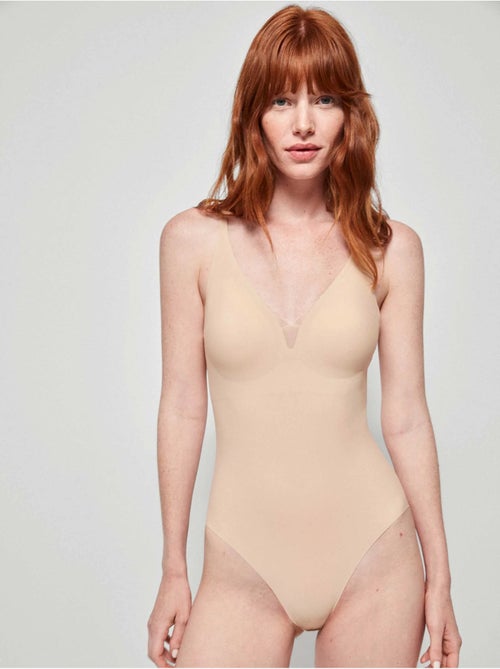 Body envolvente sin costuras, sin aro y con foam extraíble - Kiabi Body envolvente sin costuras, sin aro y con foam extraíble - Kiabi