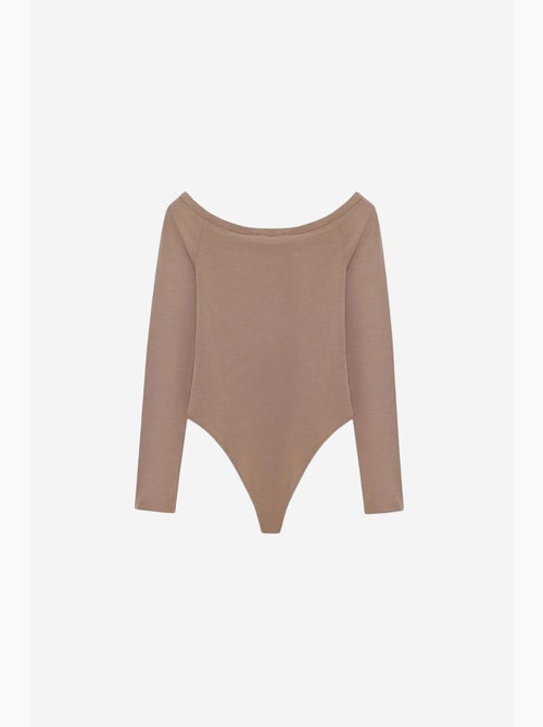 Body escote barco ajustado dilvin - Kiabi Body escote barco ajustado dilvin - Kiabi