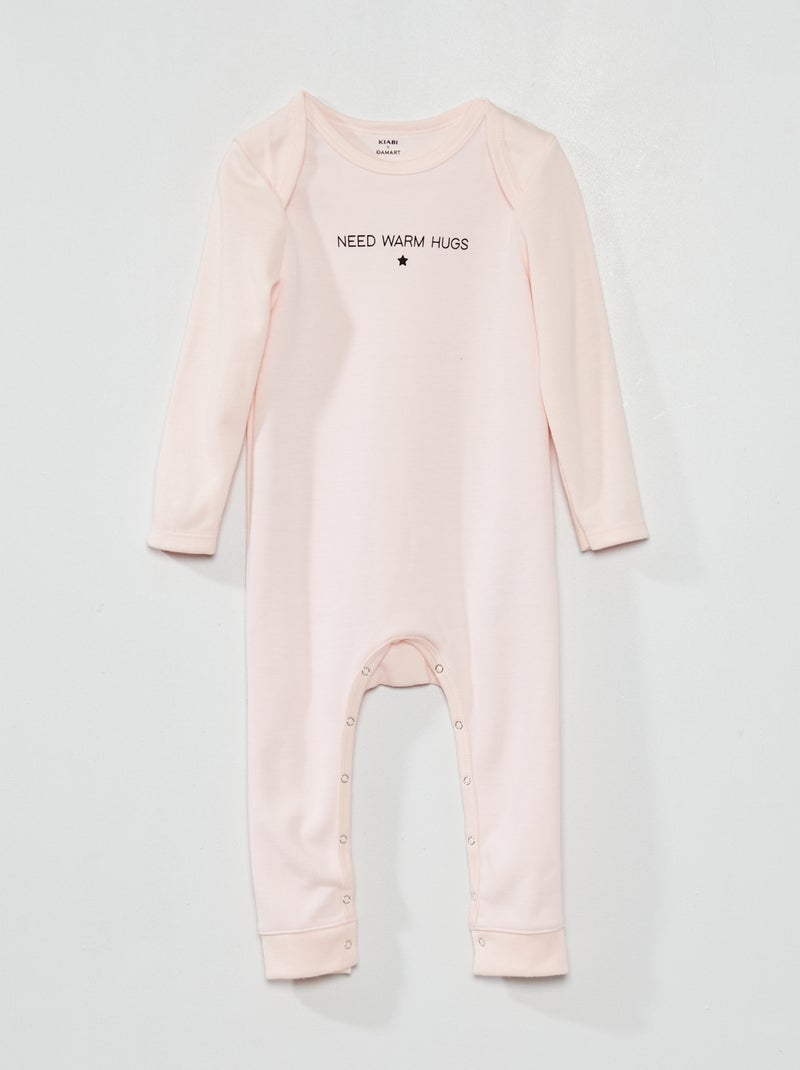 Body largo thermolactyl 'Damart' Grado 3 rosa - Kiabi