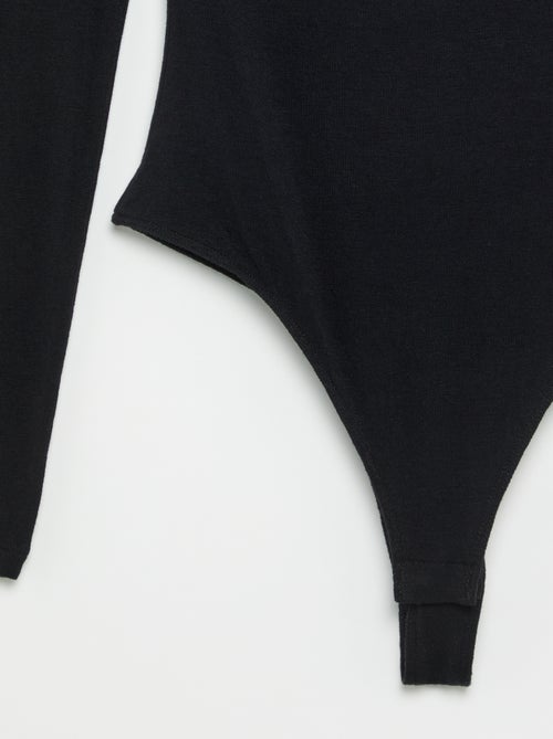 Body liso con encaje - Kiabi