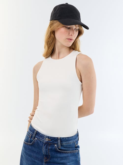 Body liso de cuello redondo - Kiabi