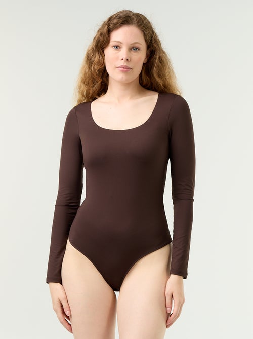 Body liso de manga larga - Kiabi