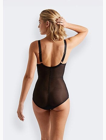 Body moldeador con aros de encaje - afibel