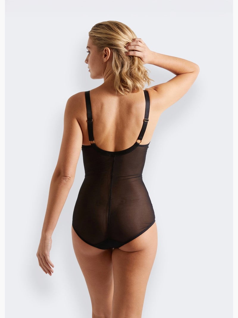 Body moldeador con aros de encaje - afibel Negro - Kiabi