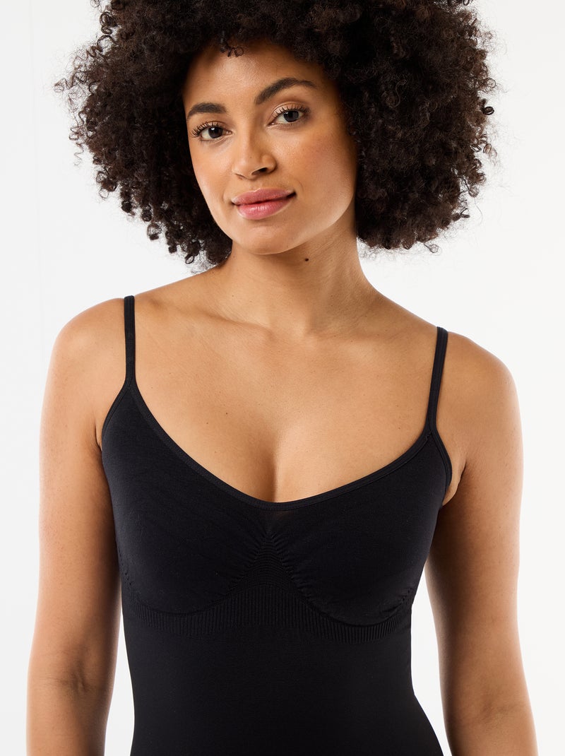 Body moldeador efecto reductor Negro - Kiabi