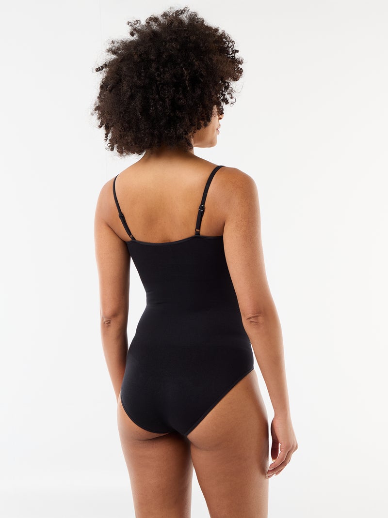 Body moldeador efecto reductor Negro - Kiabi