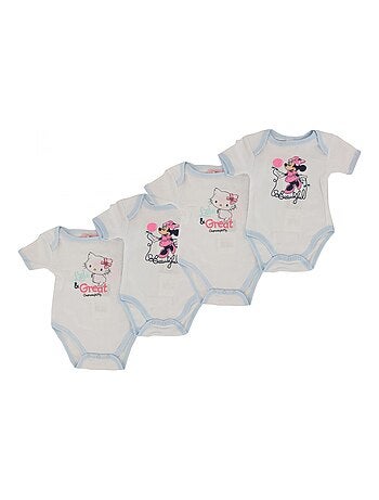 Body Neonato Pack de 4 DISNEY MINNIE